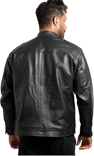 Miniatura 3 - Jaqueta Masculina couro  legitimo  Esportiva