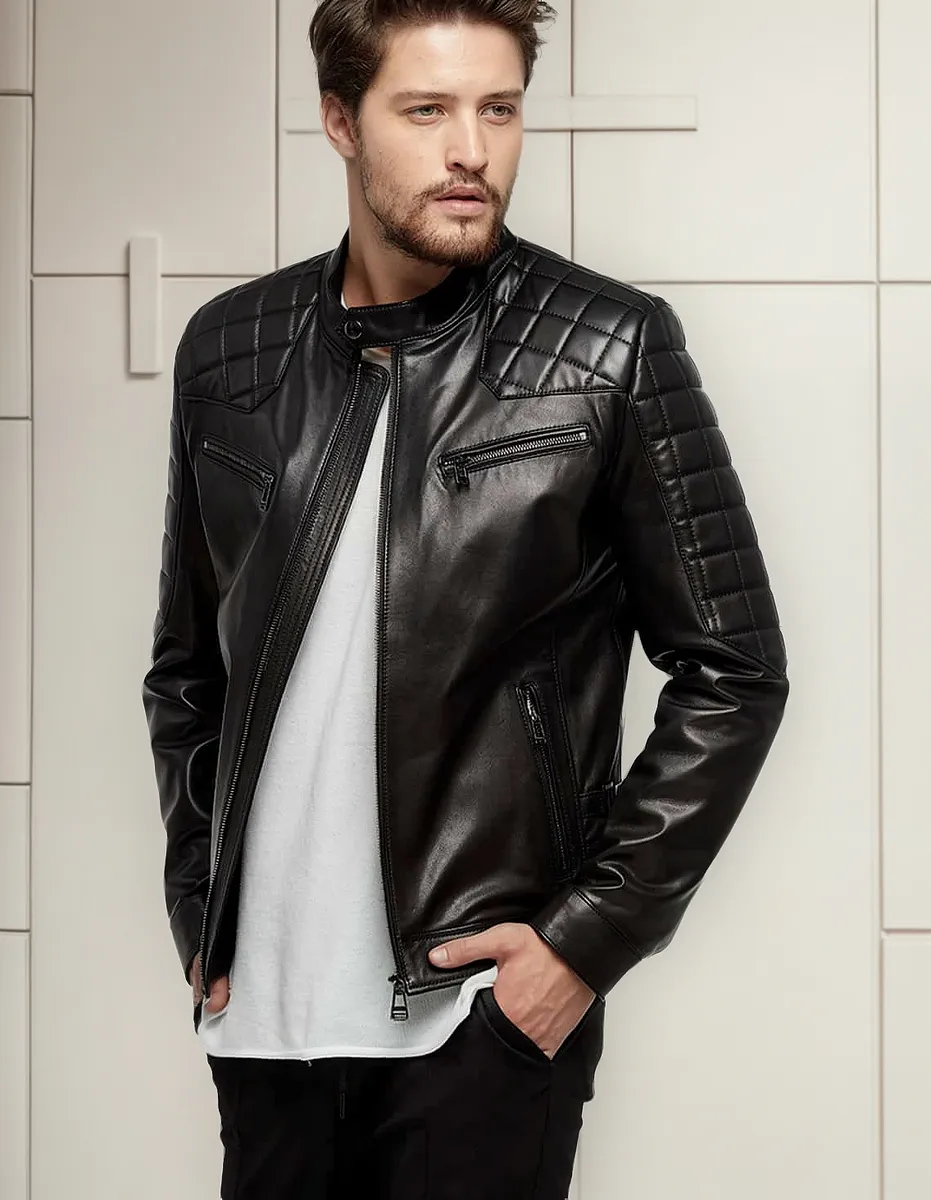 Miniatura 5 - Jaqueta Masculina Couro legitimo Inverno