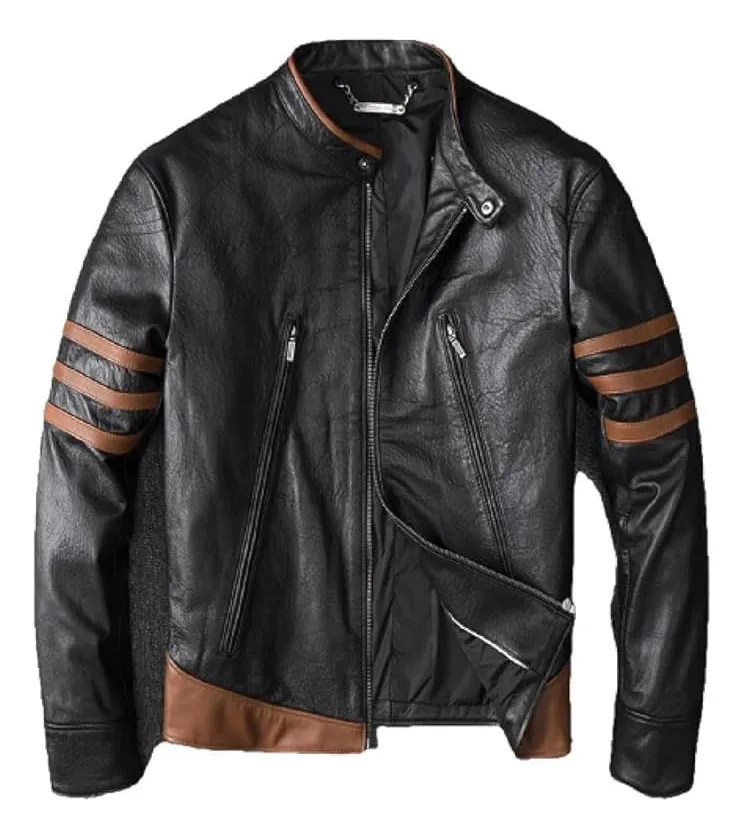 Miniatura 3 - Jaqueta Masculina Couro Legimo de Boi Volverine
